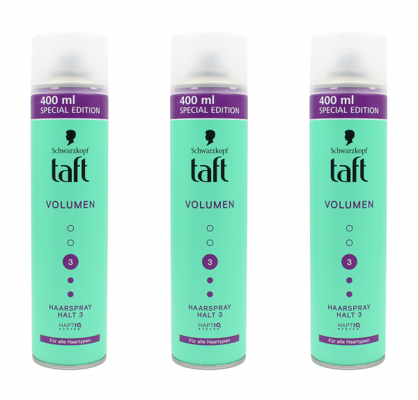 Schwarzkopf Taft Volumen Haarspray Halt 3 Special Edition NV , 3x400ml EAN 4015100810660